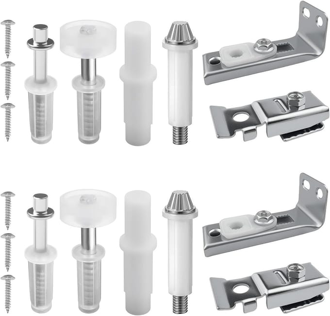 Bifold Deuren Reparatieset met 3/8" Pivot - Complete Hardware voor Onderhoud en Vervanging