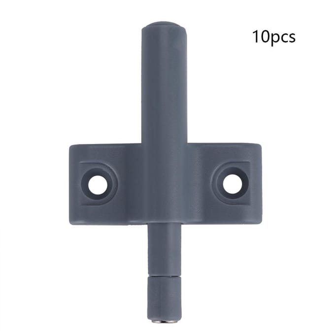 10 Pcs Placard Armoire Tiroir Porte de Placard Loquet Pousser pour Ouvrir Système Amortisseur Embout Magnétique