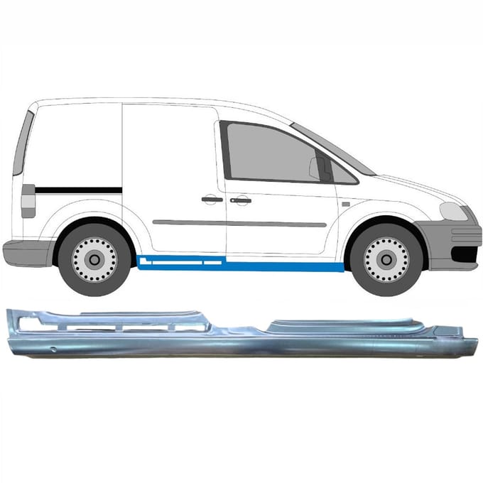 Volledige dorpel voor Volkswagen Caddy 2004-2020 / Rechts