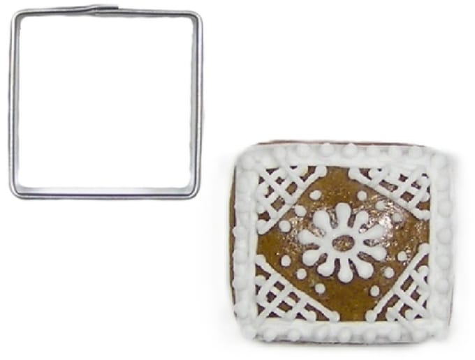 BrandNewCake Uitsteekvorm Vierkant RVS 2,6cm