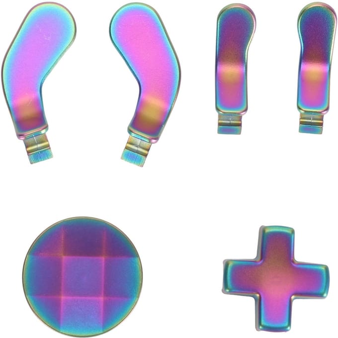 Accessoires pour Manette Xbox One Elite Series 2 Kits de Pièces de Rechange Métalliques pour Joysticks multicolore