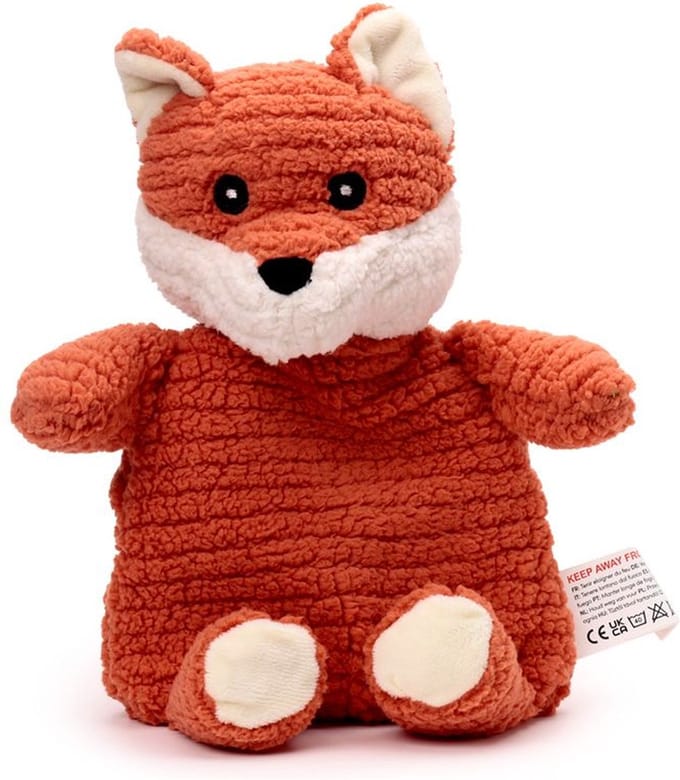 Warmteknuffel vos 32x22 cm - magnetronknuffel - roodbruin