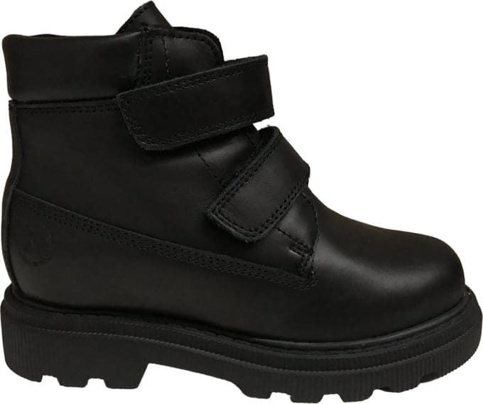 Naturino - Mt 30 - velcro's warme lederen bottine - Daniela - zwart