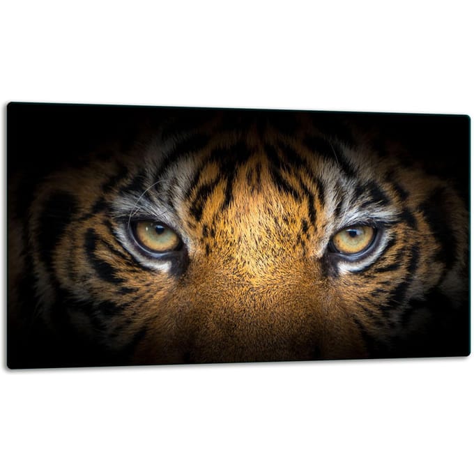 TMK ArtDeko - Snijplank - Glas - 52x30 cm - Tijgerontwerp