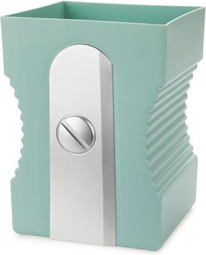 Balvi Puntenslijper Prullenbak - Turquoise