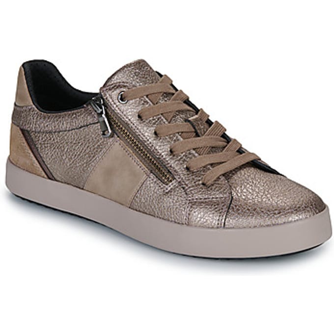 Geox D Blomiee E Dames Taupe Sneakers
