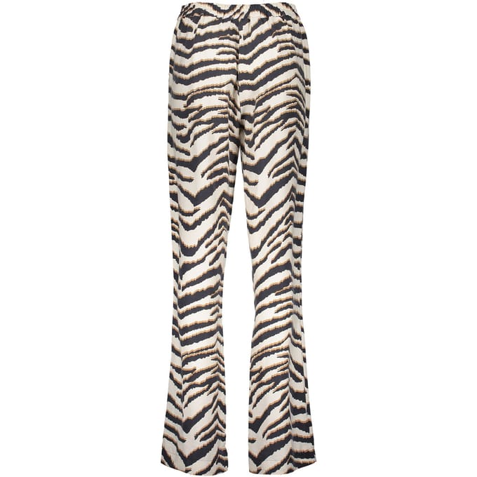 Geisha Pants Sand/black Größe: S | Ausgestellte Hosen Outlet | Damen | Braun
