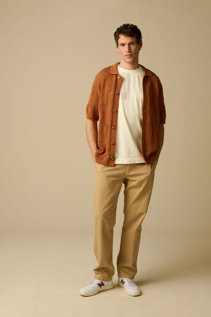 Sissy-Boy - Beige mid-rise chino