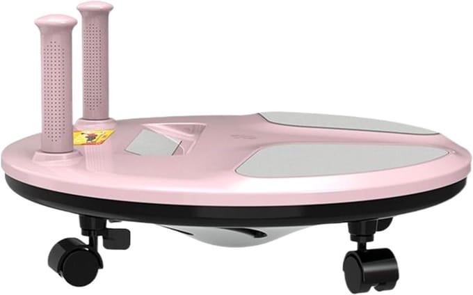 Ab Roller Board - Buikspierroller Trainingsapparaat - Core Training - Ergonomische Handgrepen - 40 cm Diameter - Zwart