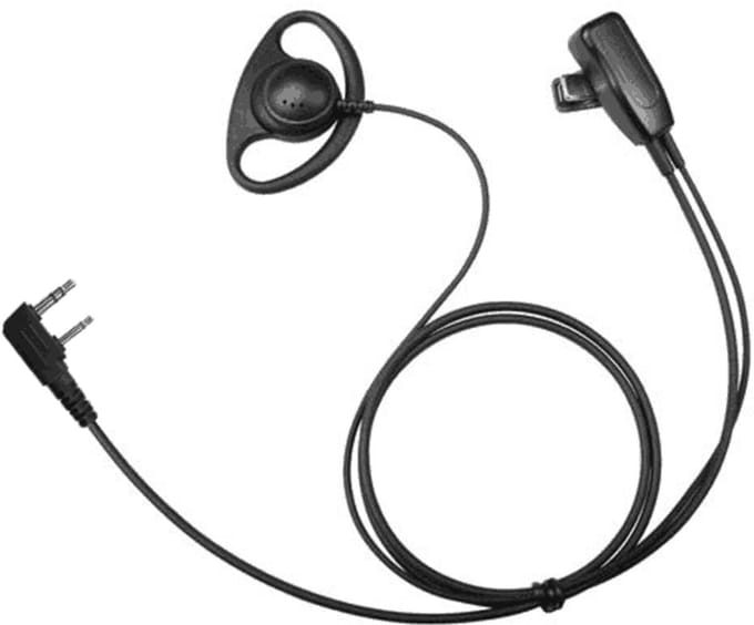 Incotech DCH1040-K1 D-Shape oortje K1 2-pins aansluiting