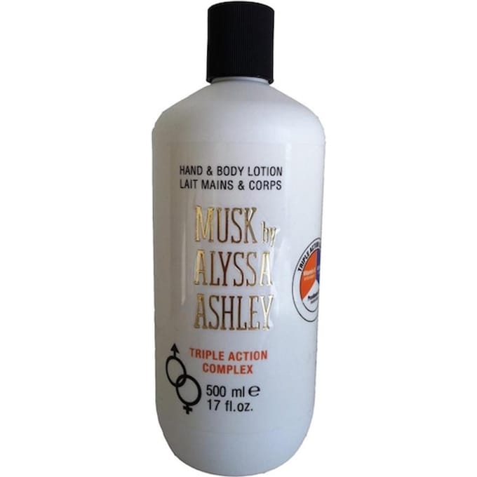 Alyssa Ashley Musk Hand & Body Lotion Triple Action Complex Lichaamsverzorging Unisex 500 ml