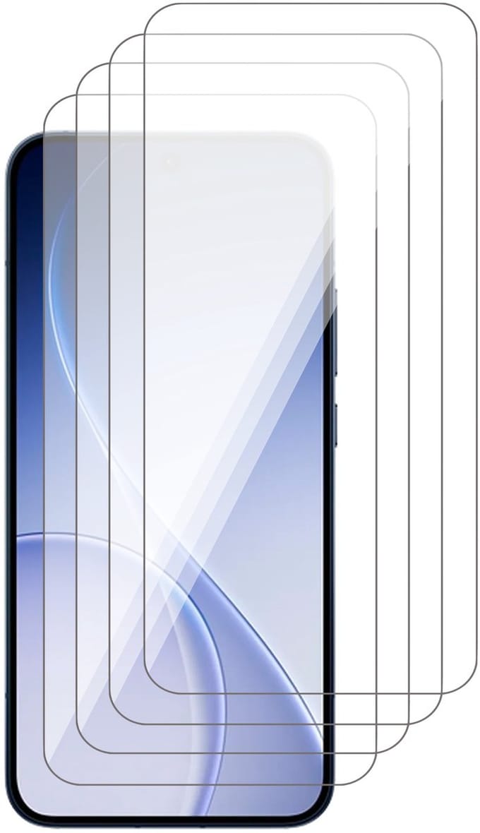 Screenprotector geschikt voor Oppo Reno 15 5G - 4x Glas Screen Protector