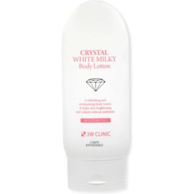 3W CLINIC Crystal White Milky Body Lotion 150g #150g x 1pcs white