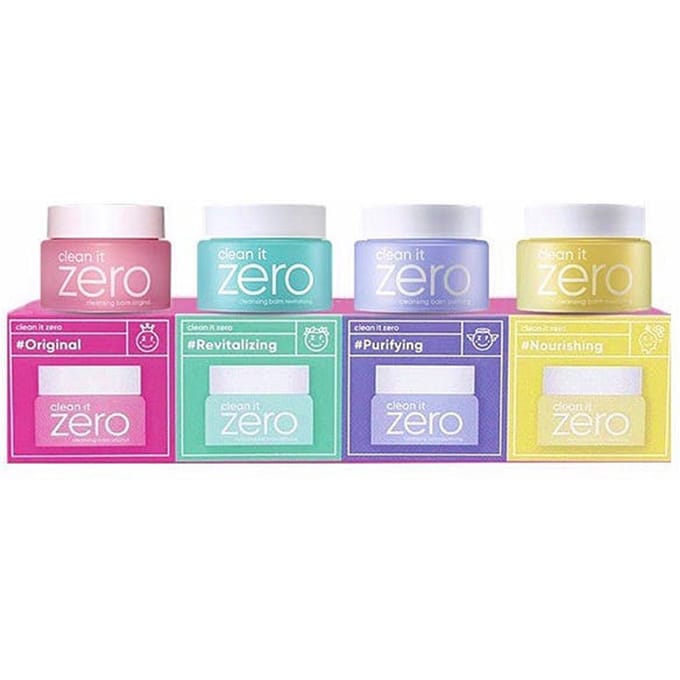 BANILA CO Clean It Zero Baume Démaquillant Assorti Kit Voyage – 16 Pièces (3 mL × 16, 48 mL total) gray
