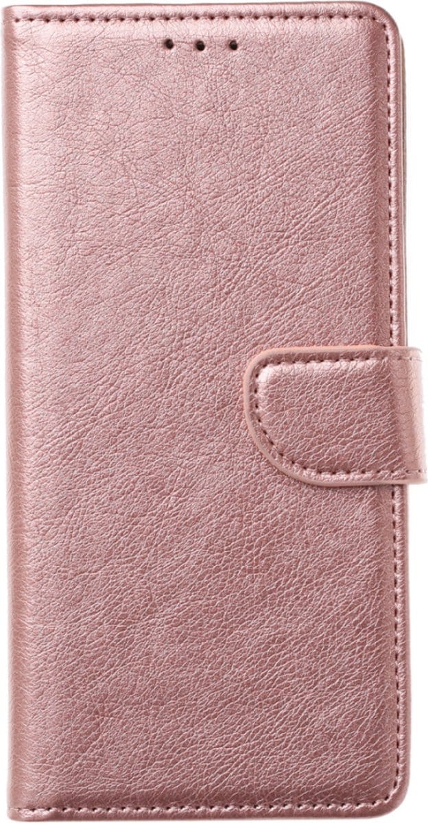 Ntech Geschikt voor Samsung Galaxy M21 Book Case - Rose goud