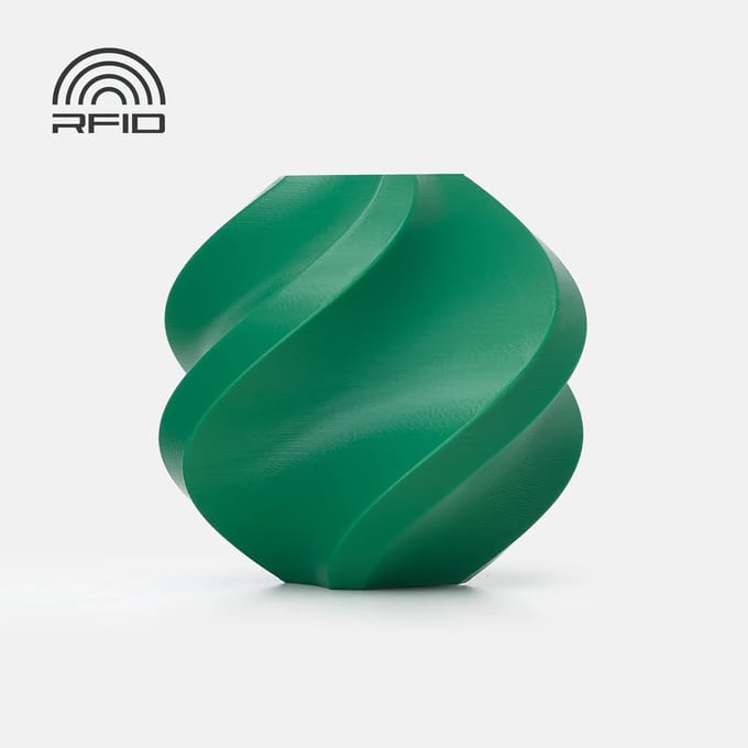 Bambu Lab - PLA Basic 1.75mm Filament – 1kg – maretakgroen (mistletoe green) - zonder spoel