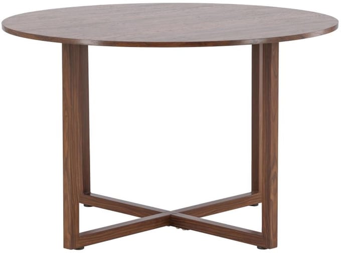 Svea - Diallo ronde eettafel - ø120 cm - walnoot