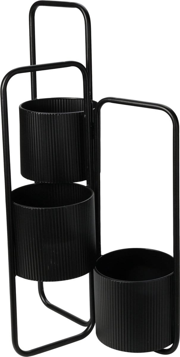 Home&Styling - plantenetagere- 57 cm- 3 bloempotten