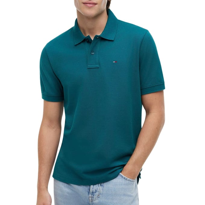 Tommy Hilfiger Tjm Regular Essential Polo Polar Teal Taglia: M | Magliette basic Outlet | Uomo | Ciano
