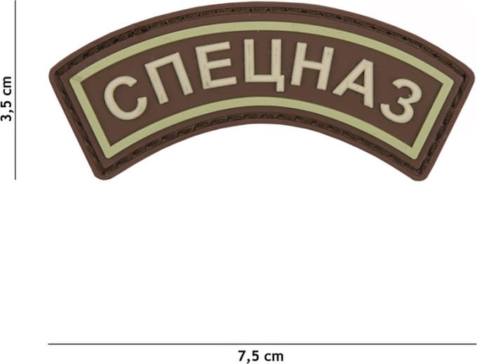 Embleem 3D PVC Spetsnaz multi