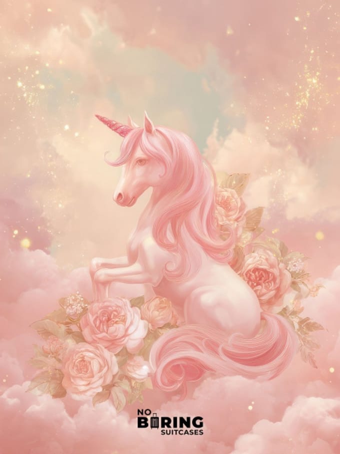 Kinderkoffer roze - Eenhoorn - Magisch - Roze