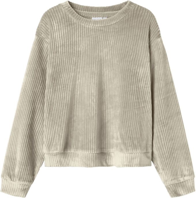 NAME IT - NKFVELOA LS VELVET SHORT TOP - Meisjes - Lange mouwen shirts