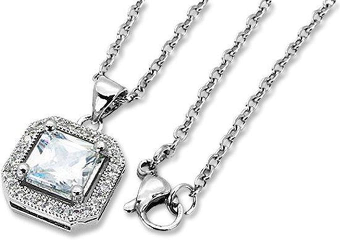Amanto Ketting Danko - 316L Staal - 15x13mm - 49cm