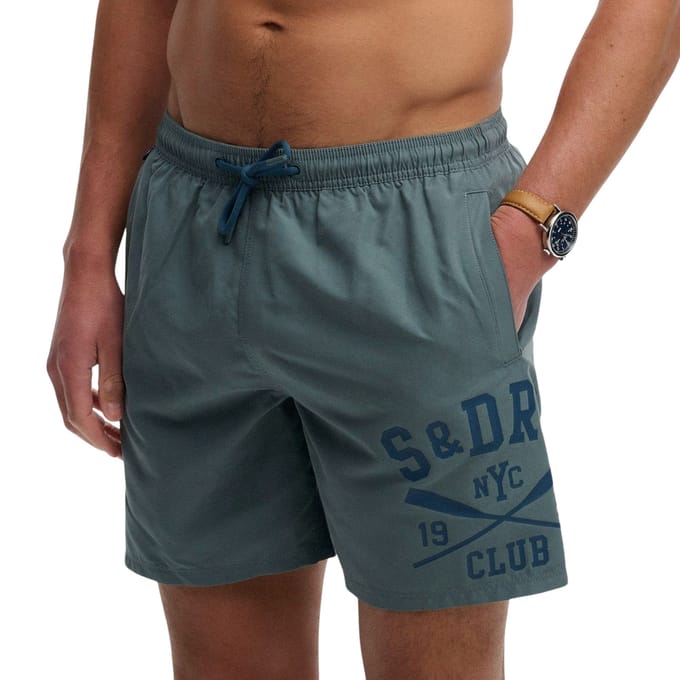 Superdry Printed Logo 16" Schwimmshort Herren