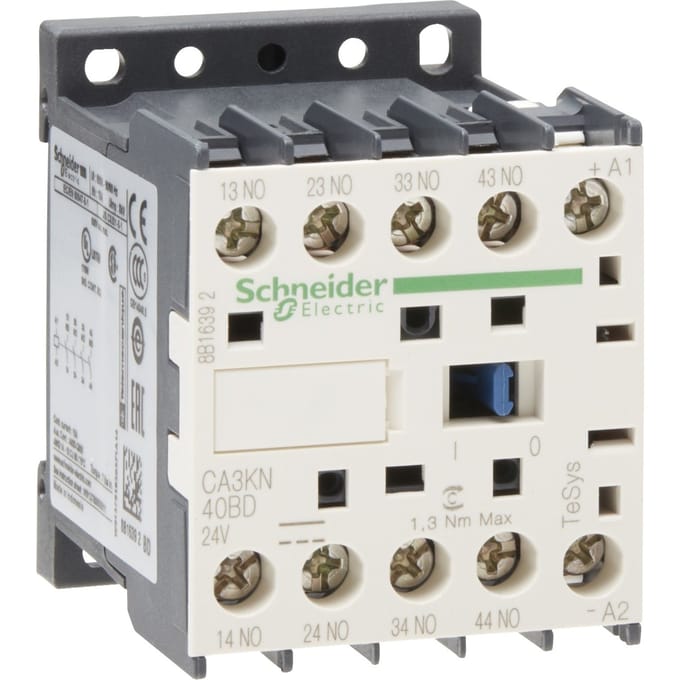 Schneider Electric CA3 Hulprelais - CA3KN40BD