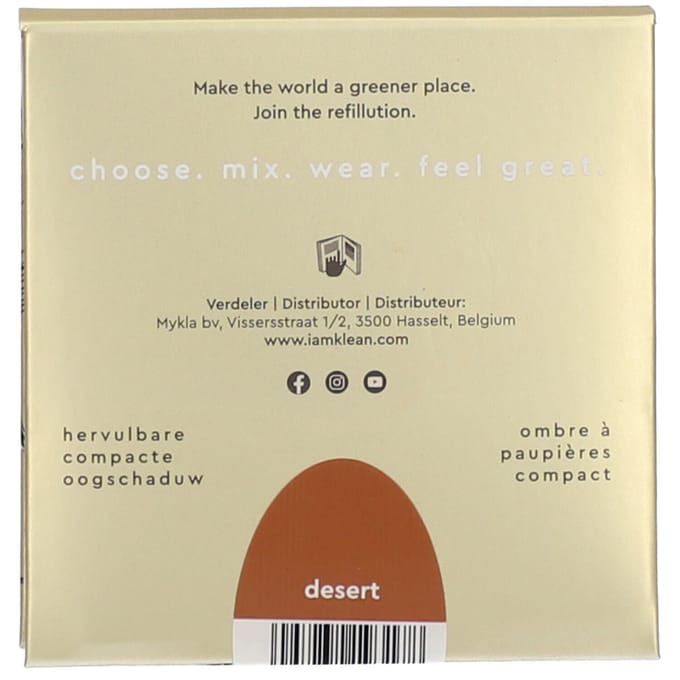 i.am.klean Compacte Minerale OogschaduwMake up - Make up - Oogschaduw - Woestijn