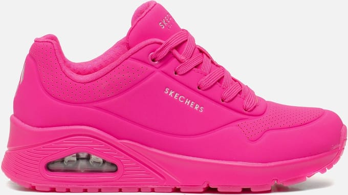 Skechers Uno - Night Shades - Dames Sneakers - Roze