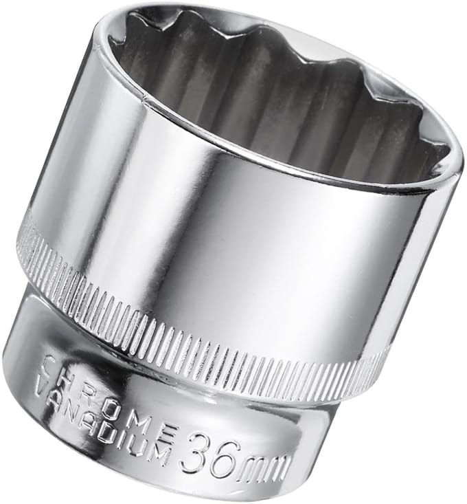 Dailygoods- Diepe Steeksleutel 36mm - Chroom-vanadiumstaal