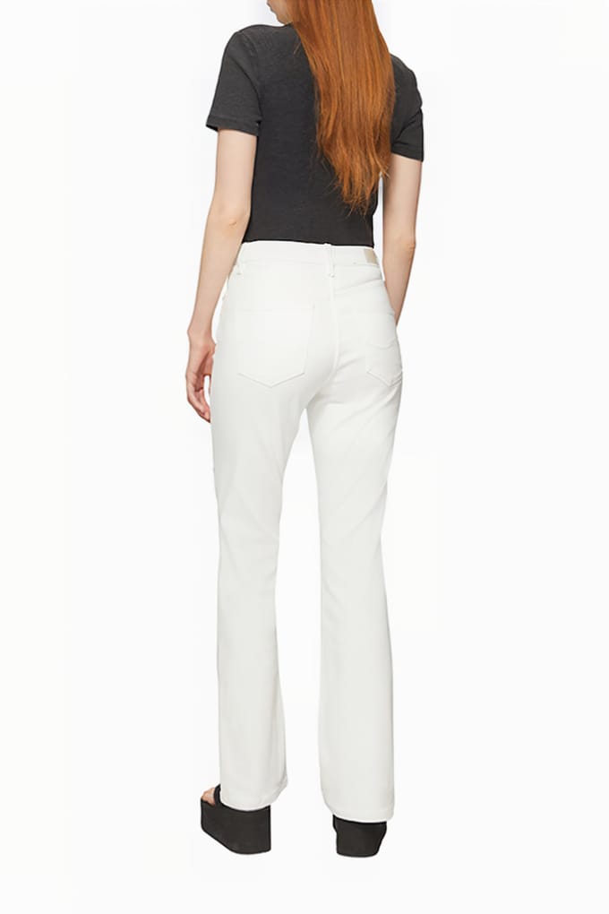 s.Oliver -qs Jeans Offwhite Taglia: W40L32 | Pantaloni larghi Outlet | Donna | Bianco