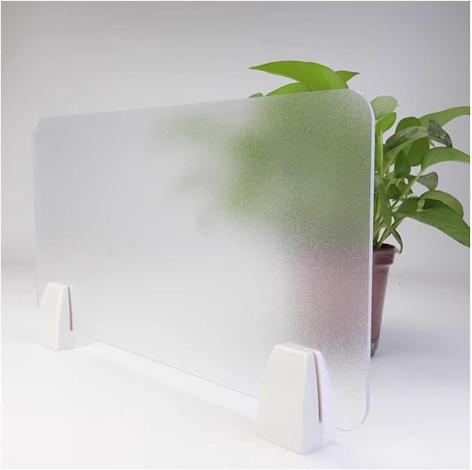 Bureau Divider - Privacy Paneel - Werkruimte Verbeteren - Verstelbare Hoogte - 120x30cm - Mat
