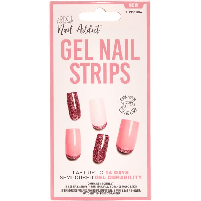 Ardell LED Gel Nail Art Strips  - Cupids Bow