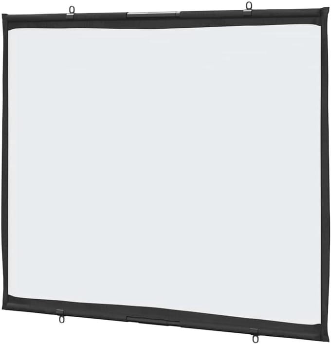 Projectiescherm Wandmontage - Beamer Scherm - Thuisbioscoop Presentaties - Mat Wit Beeld - 72 inch 4:3 - Wit