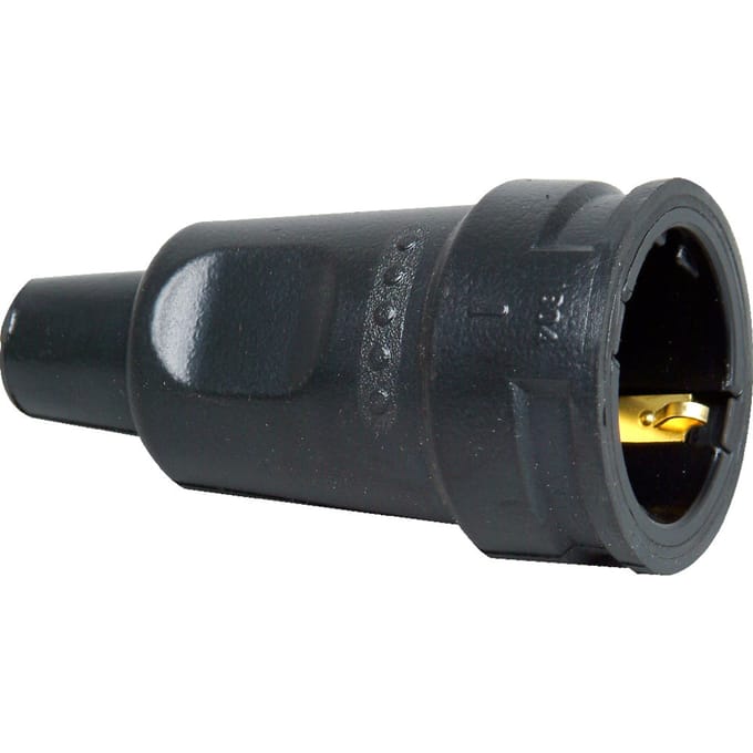 Kopp RA Rubber Plug Met Bochtbevestiging Zwart - 180416066 [10 stuks]