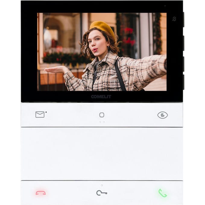 Comelit Logos 5-Inch Hands-Free Video Deurmonitor SB2 - LS8731 - E3ZNS