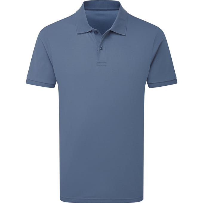 Asquith & Fox Heren Premium gemerceriseerd katoenen poloshirt (Blauw staal)