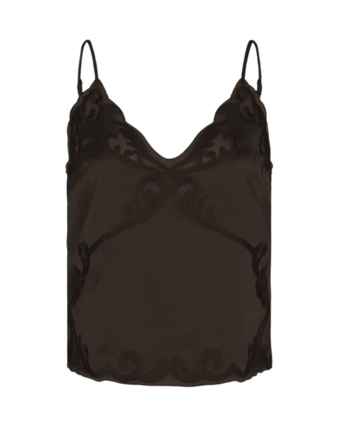 Dante 6 Ligne Lace Tops Donkerbruin 100158
