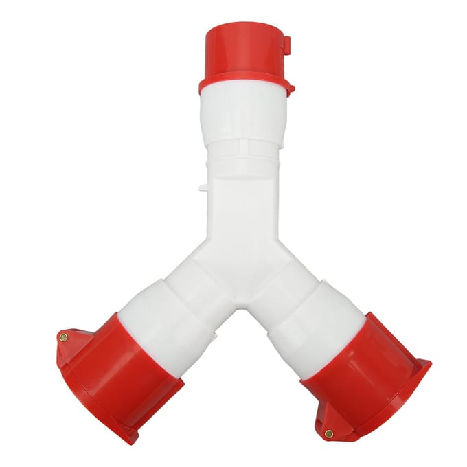 3-weg Industriële Stekker Multifunctioneel 5 Aderen 3P N E 16A IP44 Waterdicht Y-Type Industrieel Luchtvaart