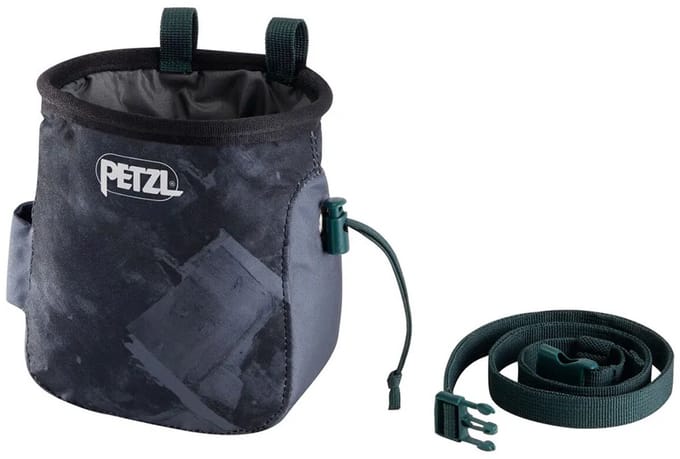Petzl Saka Krijtzak Zwart
