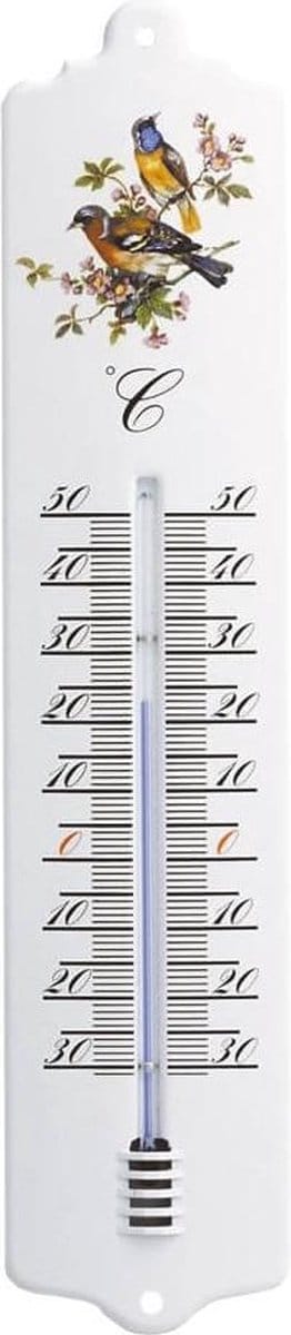 TFA Dostmann Thermometer - Binnen/buiten Metaal - Vogel 32,6 cm