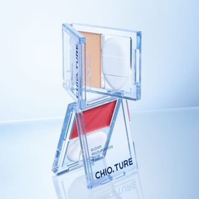 CHIOTURE - Glossy Multi-Use Cream Blush / Highlighter G01# Crystal Red - 2g