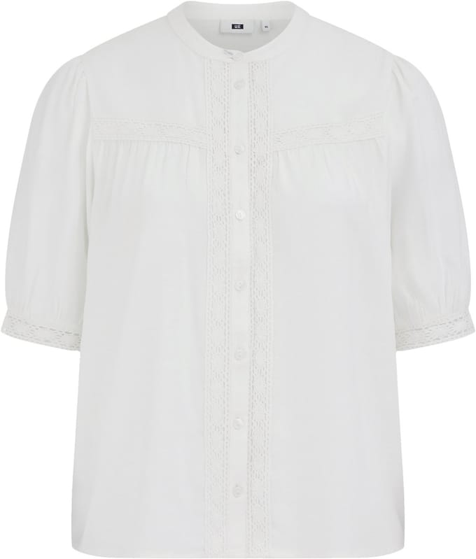 WE Fashion Dames blouse met embroideries - Curve
