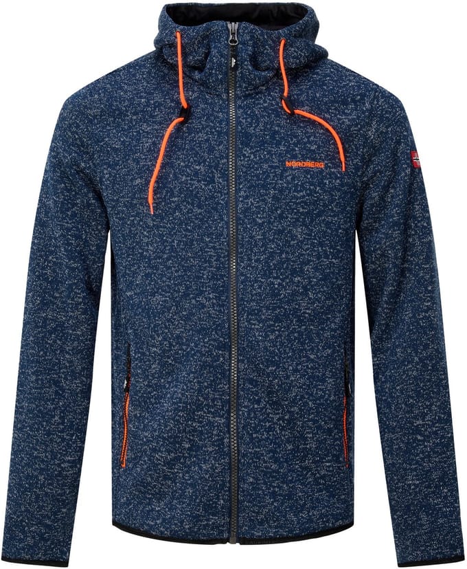 Nordberg Floris Fleece Vest - Heren - Navy White Melange - Maat M