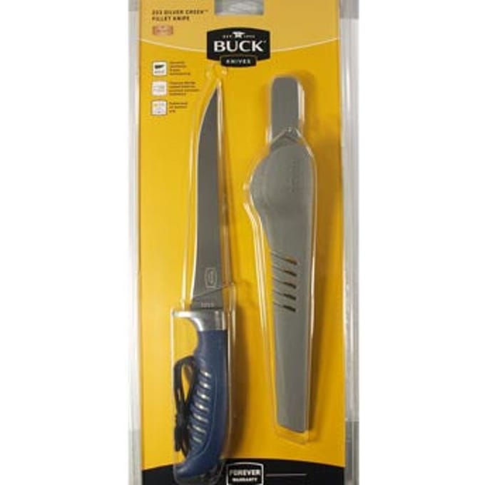 Buck silver creek fillet knife clampack