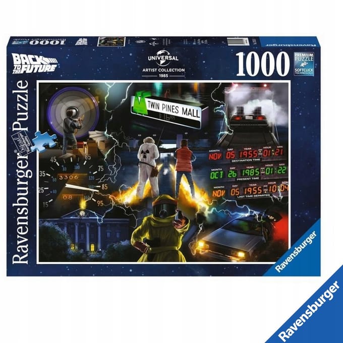 Ravensburger Puzzel 1000 Stukken - Terug naar de Toekomst
