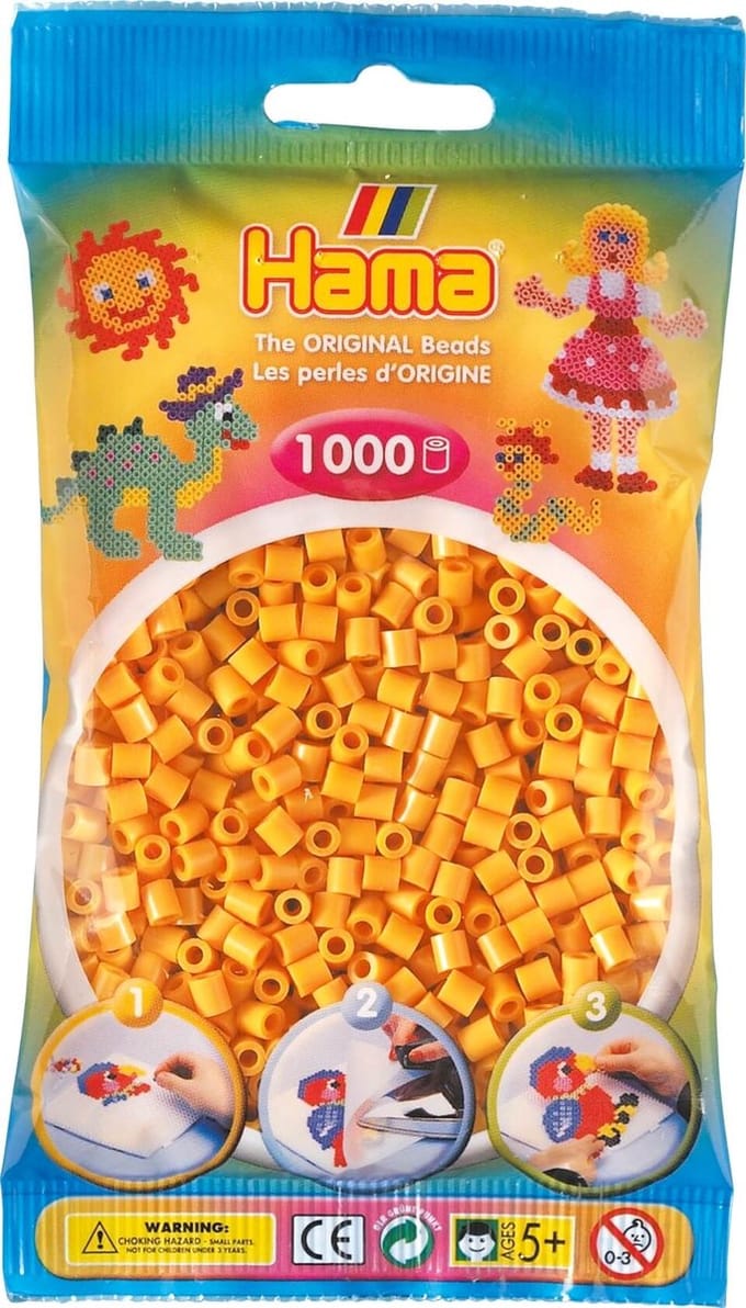 Hama Strijkkralen 1000 stuks – Winnie the Pooh (geel)