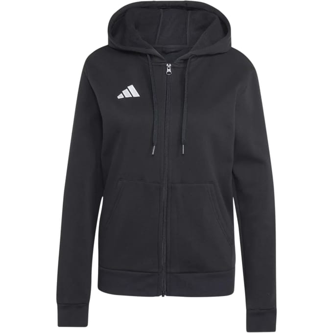 Adidas Performance Entrada26 Hoodie Met Lange Ritssluiting - Dames - Zwart